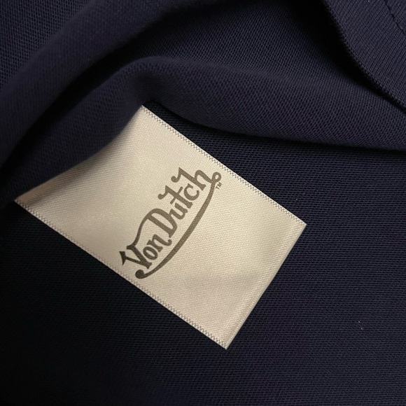 Von Dutch Navy Blue Graphic T-Shirt - Picture 6 of 7